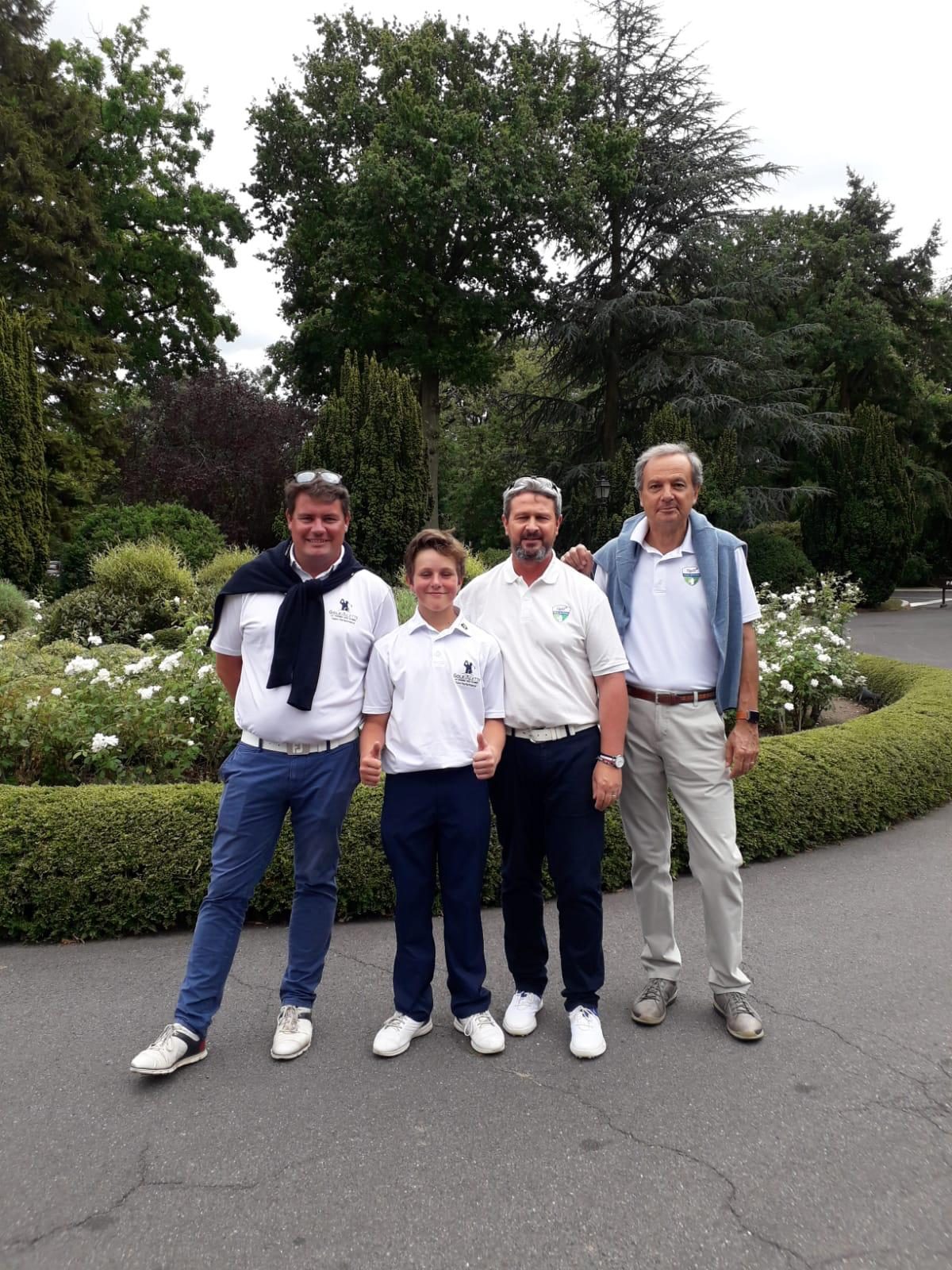 Arthur Carlier Avec Thomas David Et Thierry Golf Hauts De France